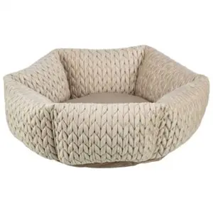 Trixie hondenmand Livia rond zand 50 cm – velourslook - Afbeelding 1