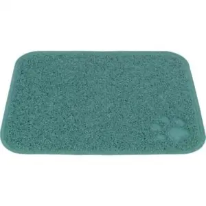Trixie schoonloopmat voor kattenbak PVC salie 45 x 37 cm - Afbeelding 1