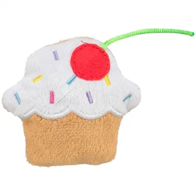 Trixie ijsje of cupcake van pluche met catnip 7 cm – assorti - Afbeelding 7