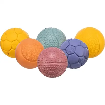 Trixie Bal Natuurrubber 4.5 cm - Hondenspeelgoed Nopjes - Afbeelding 8
