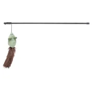 Trixie kattenhengel muis van kunststof en pluche 46 cm - Afbeelding 1