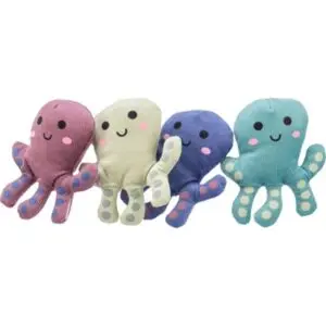 Trixie octopus van pluche met catnip 10 cm – assorti - Afbeelding 1
