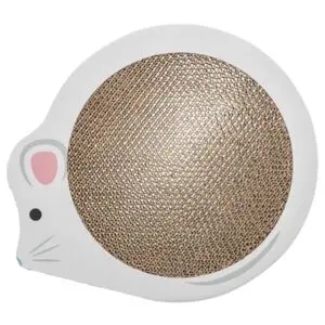 Trixie Junior krabmat muis met catnip wit 35 x 29,5 cm – 2 stuks - Afbeelding 1