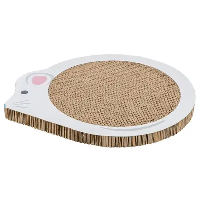 Trixie Junior krabmat muis met catnip wit 35 x 29,5 cm – 2 stuks - Afbeelding 2
