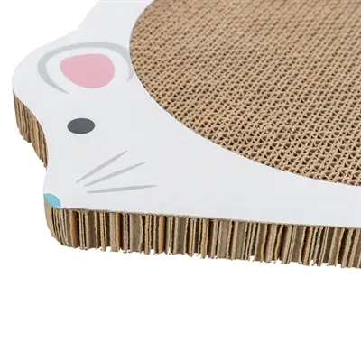 Trixie Junior krabmat muis met catnip wit 35 x 29,5 cm – 2 stuks - Afbeelding 3