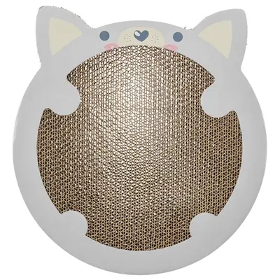 Trixie Junior krabmat Hamster met catnip lichtgrijs 31 x 32,5 x 2,5 cm