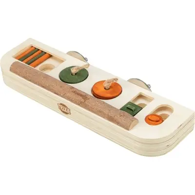 Trixie snackspeelgoed hout 25 x 9 x 4 cm – intelligentiespel voor vogels - Afbeelding 5