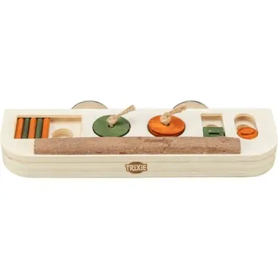 Trixie snackspeelgoed hout 25 x 9 x 4 cm – intelligentiespel voor vogels - Afbeelding 6