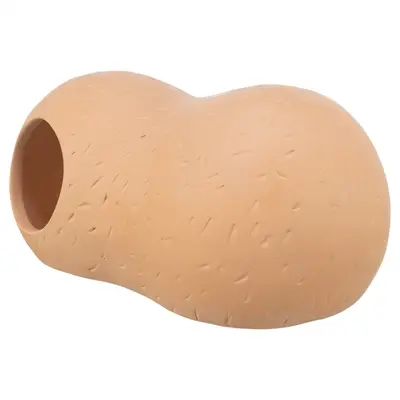 Trixie keramiek huisje hamster/muis terracotta 21 x 11 x 10 cm - Afbeelding 2