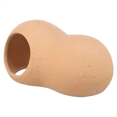 Trixie keramiek huisje hamster/muis terracotta 21 x 11 x 10 cm - Afbeelding 4