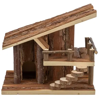 Trixie huis Jule 25 x 18 x 21 cm – schorshout, voor hamsters