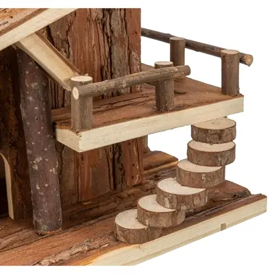 Trixie huis Jule 25 x 18 x 21 cm – schorshout, voor hamsters - Afbeelding 8