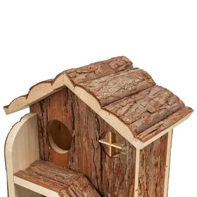 Trixie huis Henna 27 x 15 x 21 cm – schorshout, voor hamsters - Afbeelding 7