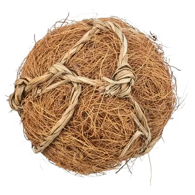 Trixie kokosbal 6 cm – knaagspeelgoed van zeegras en kokosvezel