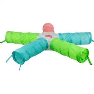 Trixie speeltunnel 5 gangen 47 x 18 x 18 cm – uitbreidbaar - Afbeelding 1