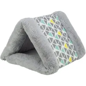Trixie tent Sunny 44 x 40 x 33 cm – grijs, voor cavia en dwergkonijn - Afbeelding 1