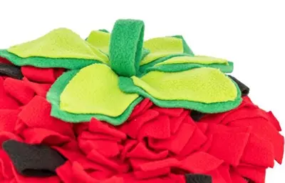 Trixie snuffelmat aardbei rood 40 x 33 cm – slipvast, wasbaar - Afbeelding 4