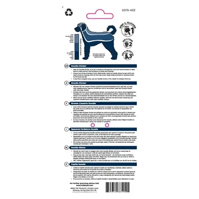 Mikki Doodle slickerborstel – ergonomische borstel voor doodles - Afbeelding 5