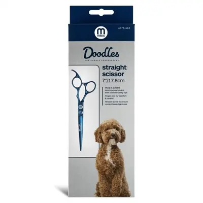 Mikki Doodle schaar recht 18 cm – ergonomisch, voor lichaam en poten - Afbeelding 6