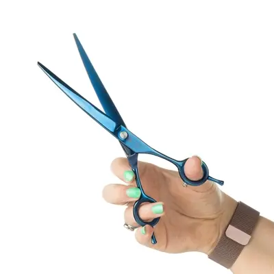 Mikki Doodle schaar gebogen 19 cm – ergonomisch ontwerp - Afbeelding 5