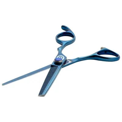 Mikki Doodle effileerschaar enkel 16,5 cm – ergonomisch, voor dikke vacht - Afbeelding 4
