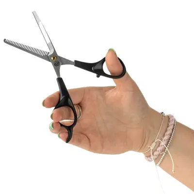 Mikki Classic effileerschaar enkel – ergonomisch, roestvrij staal - Afbeelding 5