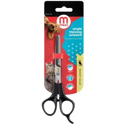 Mikki Classic effileerschaar enkel – ergonomisch, roestvrij staal - Afbeelding 6