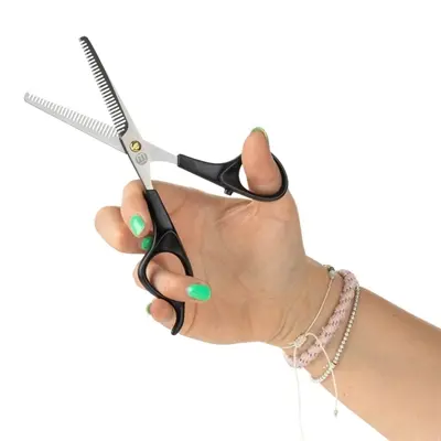 Mikki Classic effileerschaar dubbel – ergonomisch, roestvrij staal - Afbeelding 5