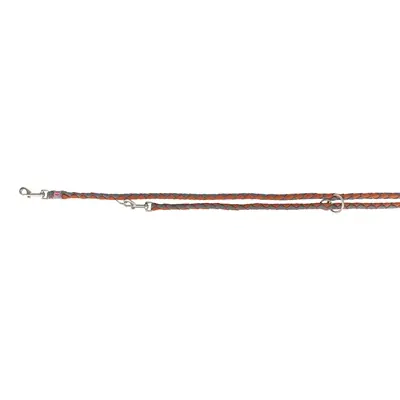 Trixie hondenriem Cavo verstelbaar roest/grafiet grijs 200 x 1,2 cm - Afbeelding 4