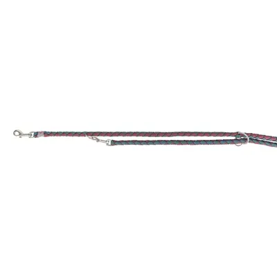 Trixie hondenriem Cavo verstelbaar sangria/petrol 200 x 1,2 cm - Afbeelding 4