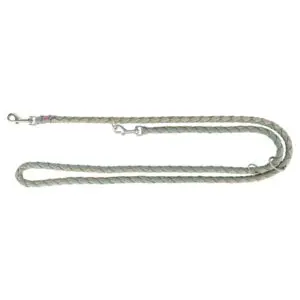 Trixie hondenriem Cavo verstelbaar salie groen/zand 200 x 1,2 cm - Afbeelding 1
