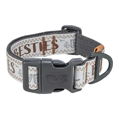 Trixie halsband Be Nordic extra breed grijs 32-45 x 3 cm