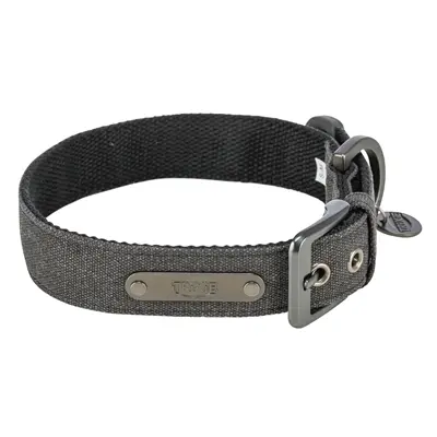 Trixie halsband Citystyle extra breed katoen zwart 25-32 x 2,5 cm - Afbeelding 2