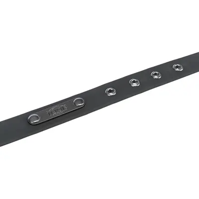 Trixie halsband Citystyle pvc zwart 25-32 x 2 cm – waterafstotend - Afbeelding 4