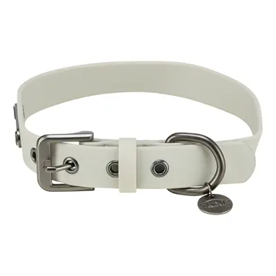 Trixie halsband Citystyle pvc lichtgrijs 25-32 x 2 cm – waterafstotend