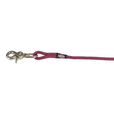 Trixie sleeplijn rond zonder handlus sangria rood 10 m – drijvend - Afbeelding 2
