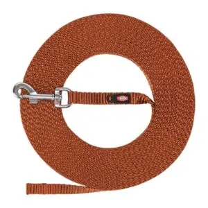 Trixie sleeplijn extra licht roestbruin 10 m x 1 cm – kleinere honden - Afbeelding 1