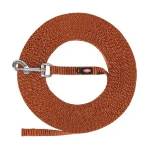 Trixie sleeplijn extra licht roest 15 m x 1 cm – voor kleine honden - Afbeelding 1