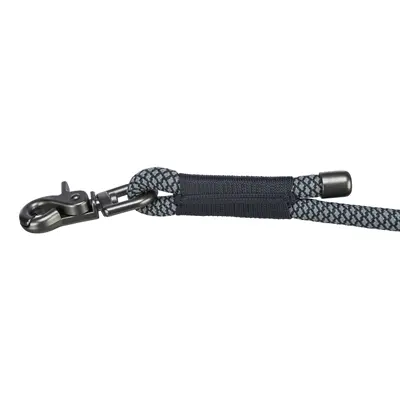 Trixie hondenriem Soft Rope verstelbaar zwart/grijs 200 x 0,6 cm - Afbeelding 2
