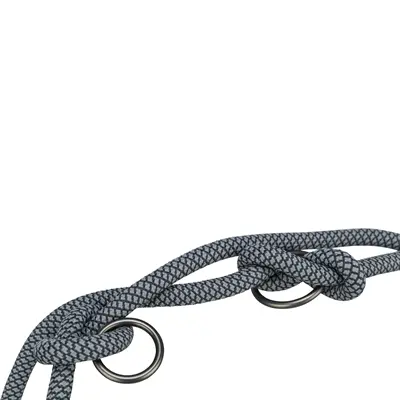 Trixie hondenriem Soft Rope verstelbaar zwart/grijs 200 x 0,6 cm - Afbeelding 4