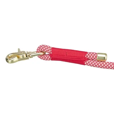 Trixie hondenriem Soft Rope verstelbaar rood/crème 200 x 1,3 cm - Afbeelding 2