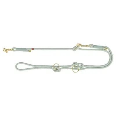 Trixie hondenriem Soft Rope verstelbaar salie/mintgroen 200 x 1,3 cm