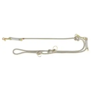 Trixie hondenriem Soft Rope verstelbaar grijs/lichtgrijs 200 x 0,6 cm - Afbeelding 1