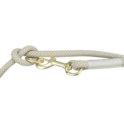 Trixie hondenriem Soft Rope verstelbaar grijs/lichtgrijs 200 x 1,3 cm - Afbeelding 2