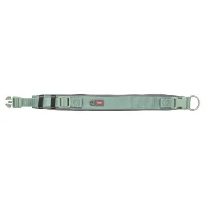 Trixie halsband Premium extra breed salie/grafietgrijs 46-55 x 5 cm - Afbeelding 3