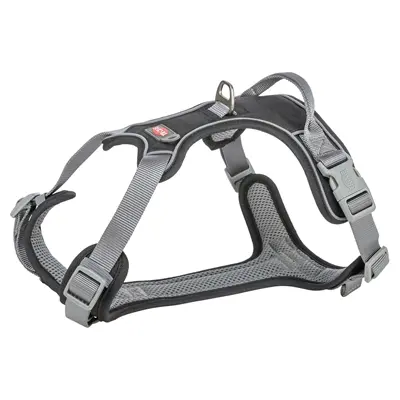 Trixie hondentuig Premium Active zwart 35-50 cm – ademend, sneldrogend