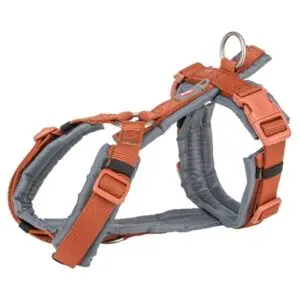 Trixie hondentuig Premium Trekking roest bruin/grafiet grijs 62-74 x 2,5 cm - Afbeelding 1