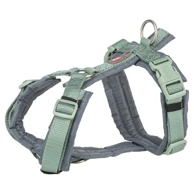 Trixie hondentuig Premium Trekking salie groen/grafiet grijs 44-53 cm