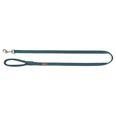 Trixie hondenriem Premium petrol 120 x 1 cm – neopreen handvat