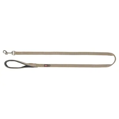 Trixie hondenriem Premium zand 100 x 2,5 cm – neopreen handvat